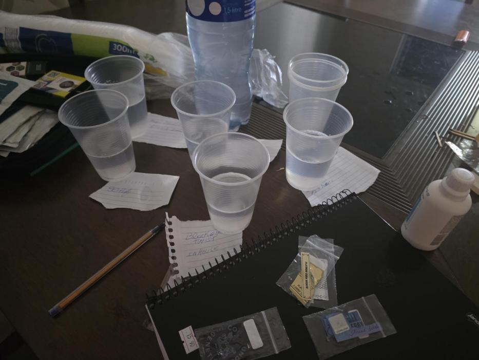 My first diary. Week 0 - Well, this is the start: just water and hydrogen peroxide for the first 24 hours.
