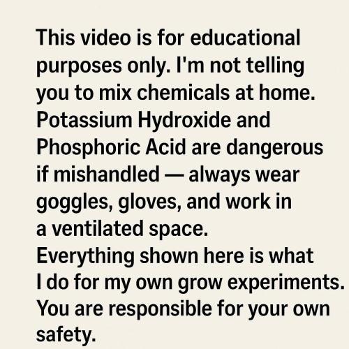 4:1 Becomes 1:1 PK — DIY Nutrients. Week 1