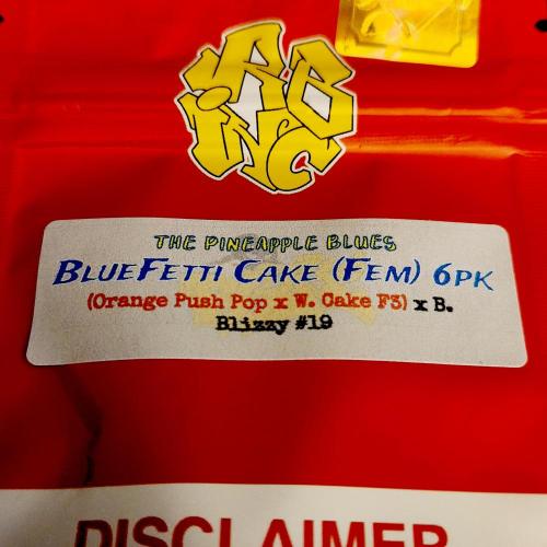 Project Bluebird Declassification.. Week 0 - Blue Confetti Cake (Orange Push Pop x W. Cake F3 x Blueberry Blizzy #19)