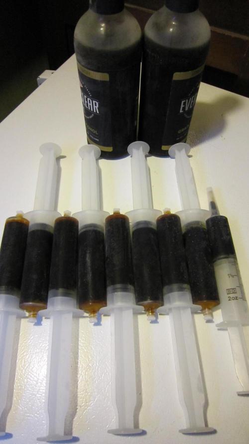 Best Clones... Showing off my.... Week 10 - RSO and Tincture Kept in the freezer