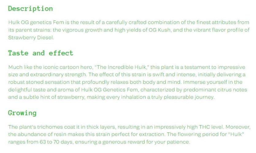 💪🔥⚡ Hulk OG - by IZI. Week 12 - Description