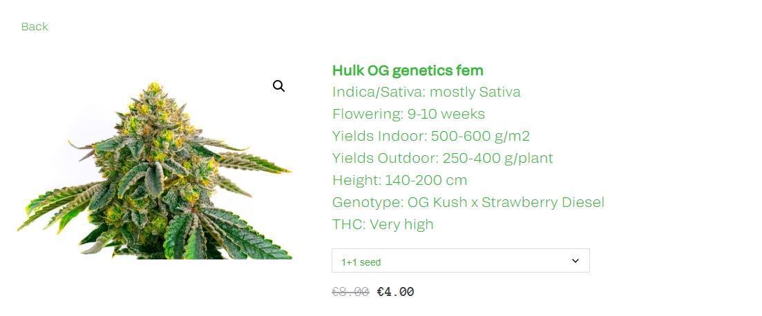 💪🔥⚡ Hulk OG - by IZI. Week 13 - Seed Description.