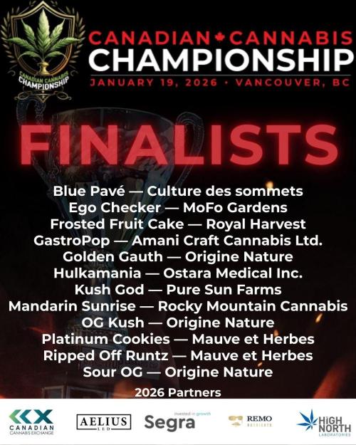 Gelatdos Jabb... My crossing.. Week 14 - Grow-Up Conference in Vancouver Canada Canada's Cannabis Industry 2026 Finalists