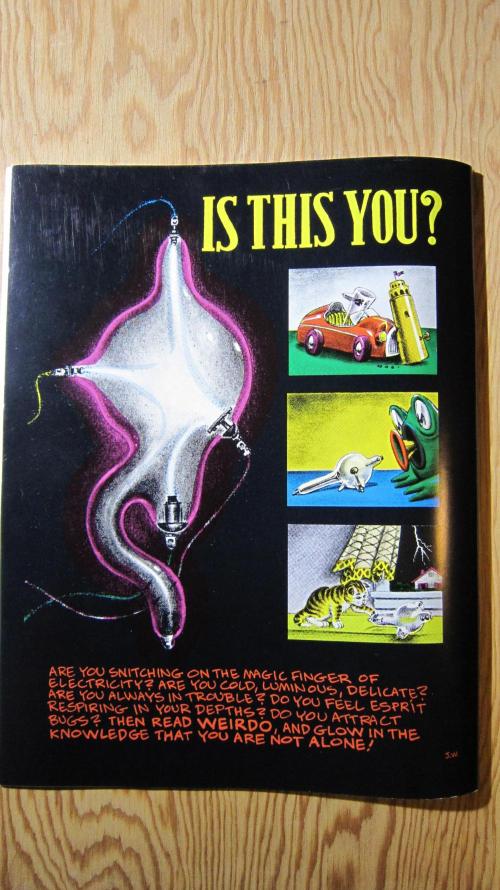 Gelatdos Jabb... My crossing.. Week 16 - Last Weird Page of Weirdo #12 - Something else next week.