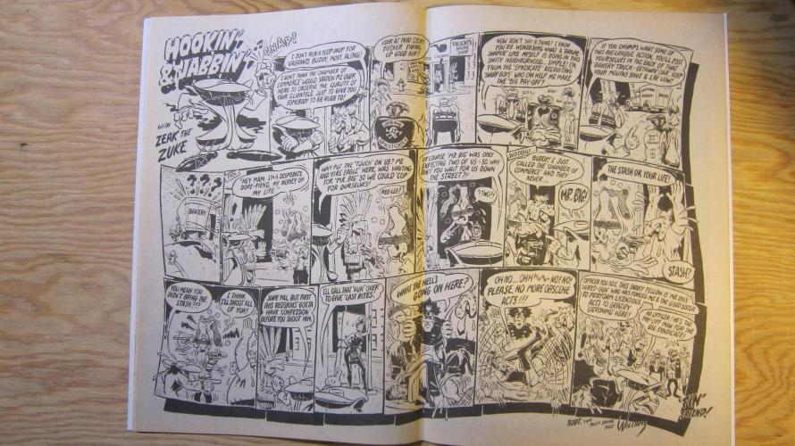 Runtz Mintz Cream by SnowShoe Joe. Week 3 - Center of the book. ZAP Comics