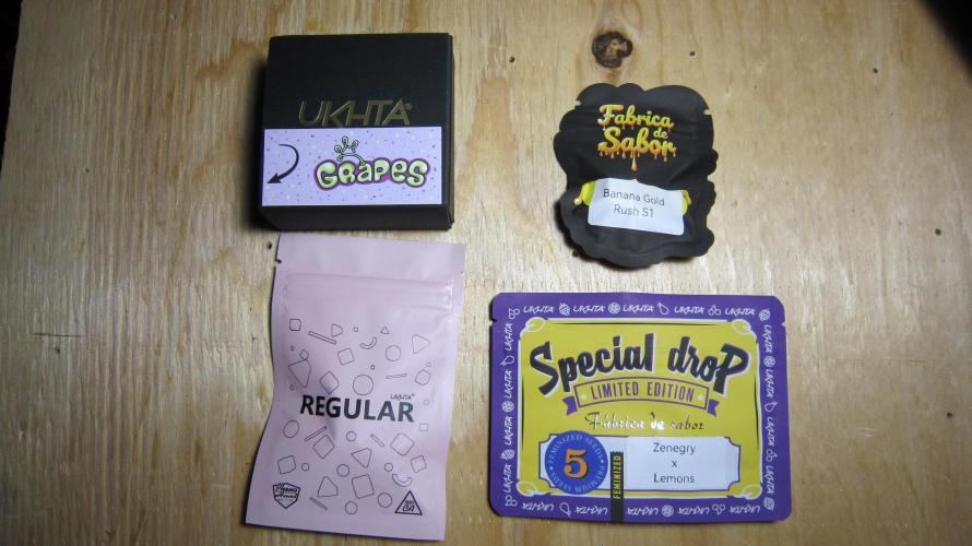 Runtz Mintz Cream by SnowShoe Joe. Week 8 - Got my UKHTA Prize. The purple pack is Lemon Tree x Coffee Creamer regular seeds