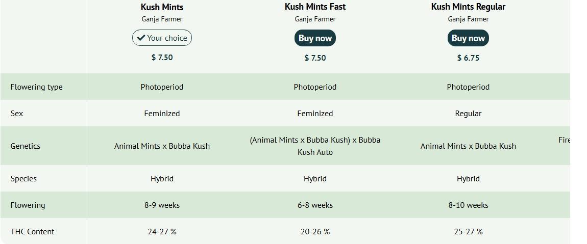 Kush Mints - Minty Flavor Hunt. Week 0 - Kush Mints.
