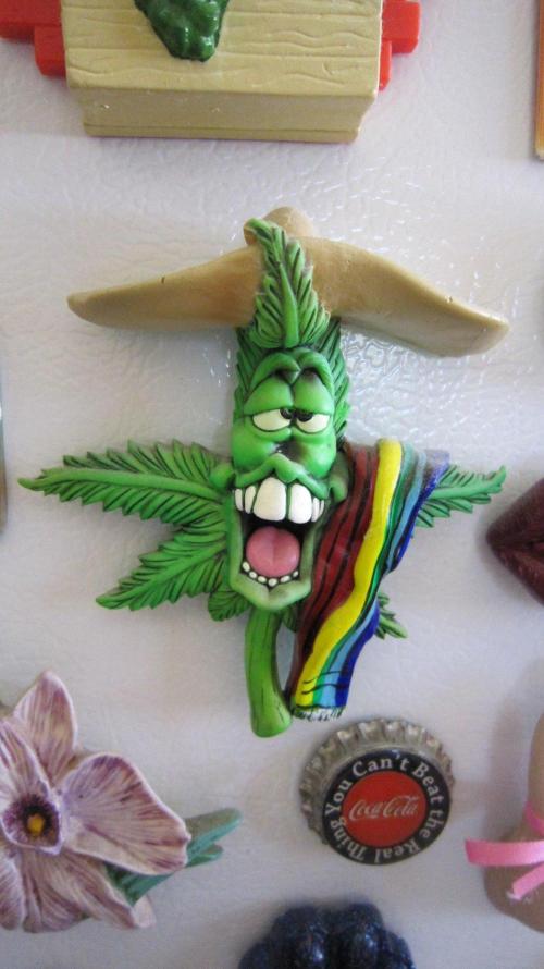 Mimosa - Breakfast, Wake-and-Bake. Week 1 - A fridge magnet on my fridge.
