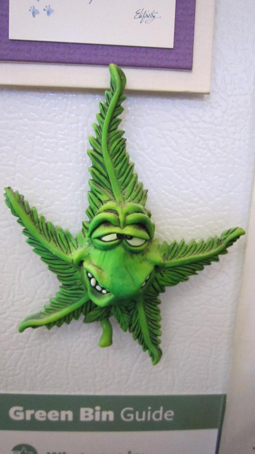 Kush Mints - Minty Flavor Hunt. Week 1 - A fridge magnet on my fridge.