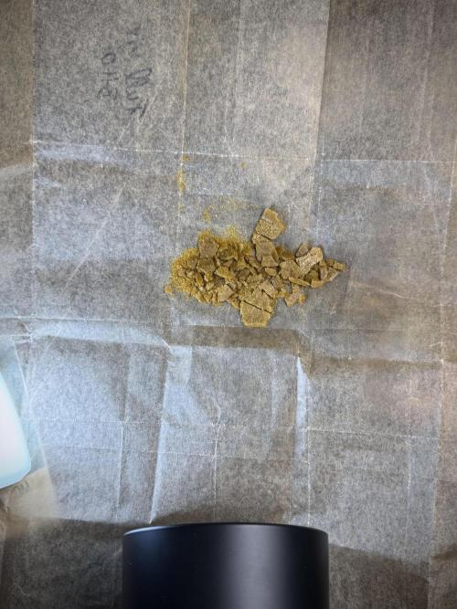BHO Extraction. Week 13 - path 02, crumble style 4 months cold cured 