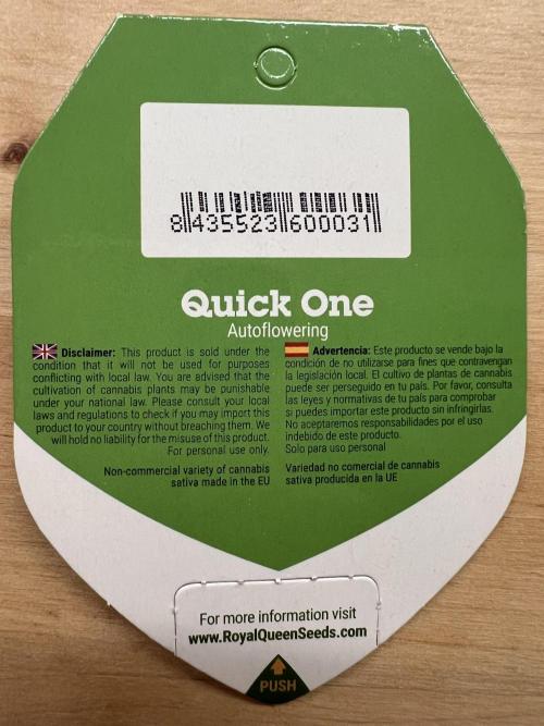 👑RQS 👑- Quick One - auto. Week 0