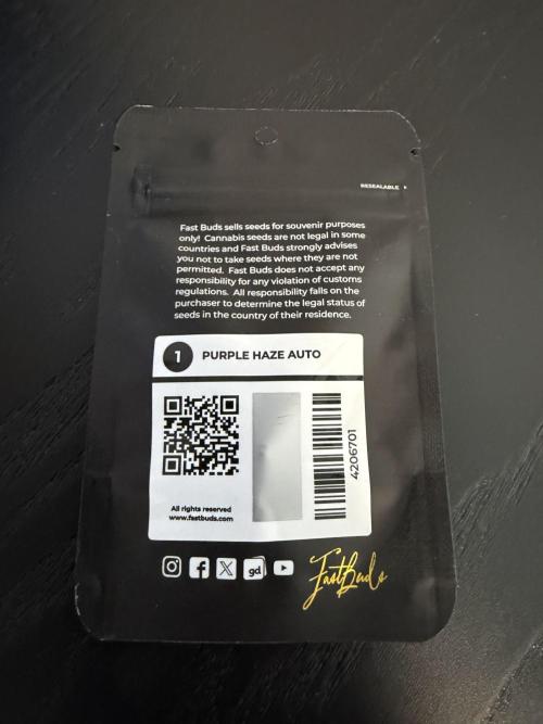 FB Purple Haze/Gorilla Skittlez Coco. Week 0