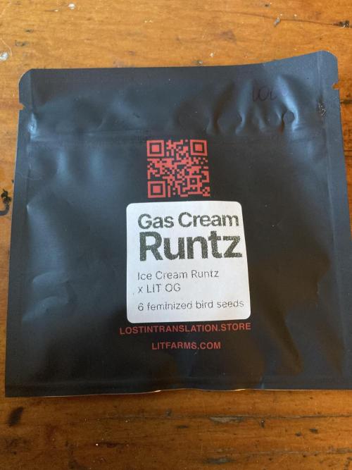 Gas Cream Runtz (LIT FARMS). Week 0