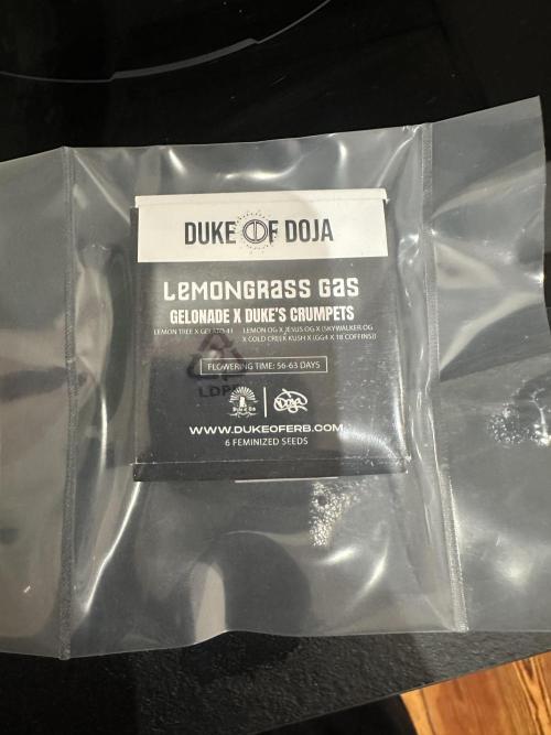 Doja Lemongrass Gas. Week 0