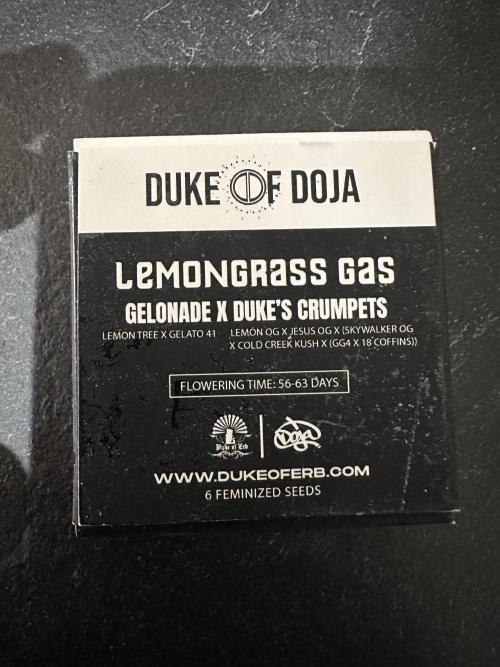Doja Lemongrass Gas. Week 0