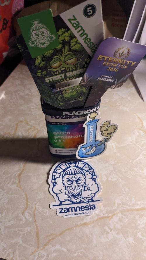 Plagron/Zamnesia Eternity Cup 2026. Week 0 - Product placement - thanks to the sponsors!