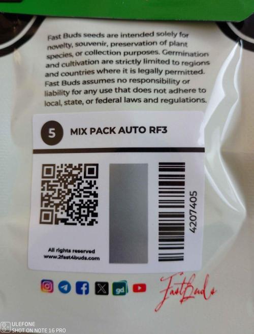 Fastbuds RF3 Mix Pack. Week 0 - Der 