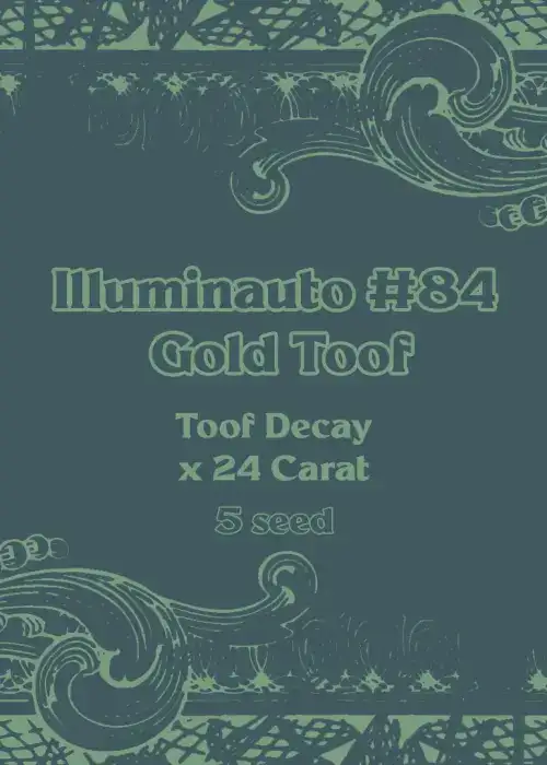 ILL#84 - Gold Toof Auto