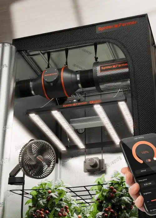 90x90x180cm Complete Grow Tent Kit with Speed Knob Controller