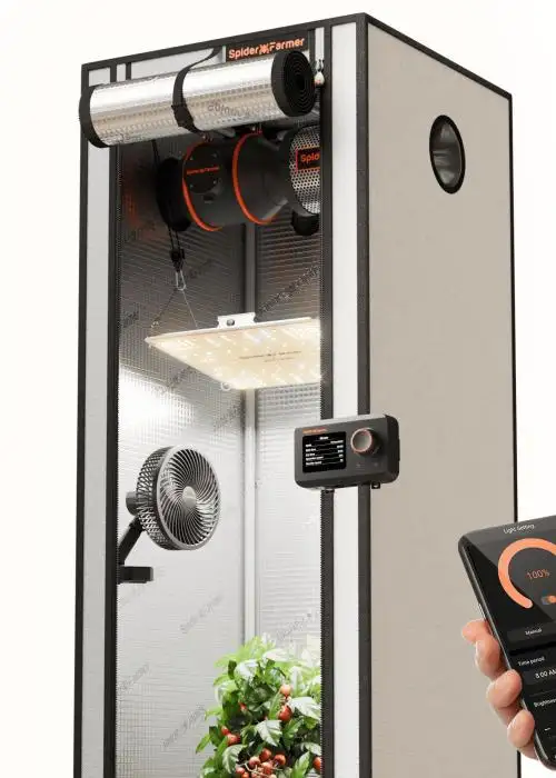 60x60cm 2000D Complete Grow Tent Kit with GGS Controller