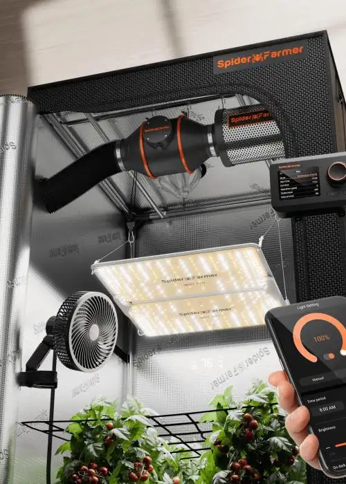 90X90X180cm Complete Grow Tent Kit with Humidity APP GGS Controller