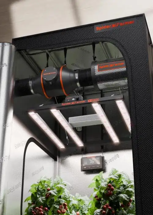 90x90x180cm Complete Grow Tent Kit with Temperature Humidity Controller