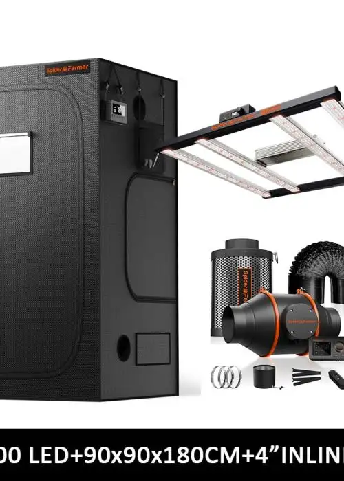 90x90x180cm Complete Grow Tent Kit with GGS Controller