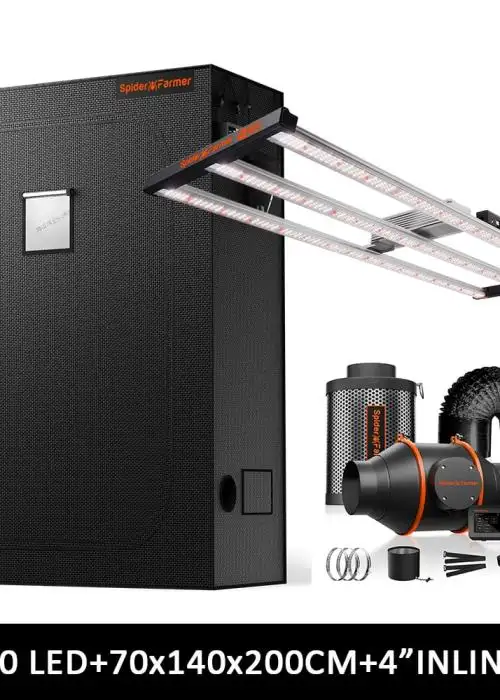 70x140x200cm Complete Grow Tent Kit with GGS Controller