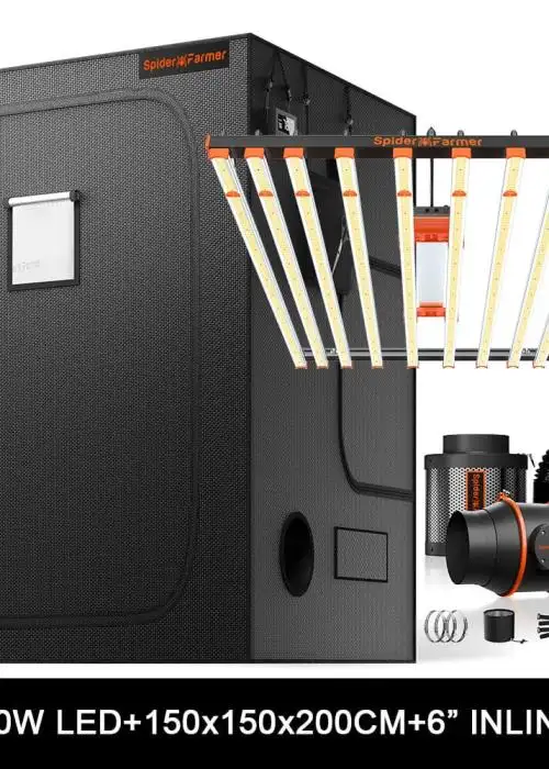 150x150x200cm Complete Grow Tent Kit (SE1000W) with GGS Controller