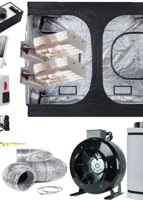 Grow Tent Kit 120X60X80 with 2x Wide CMH315