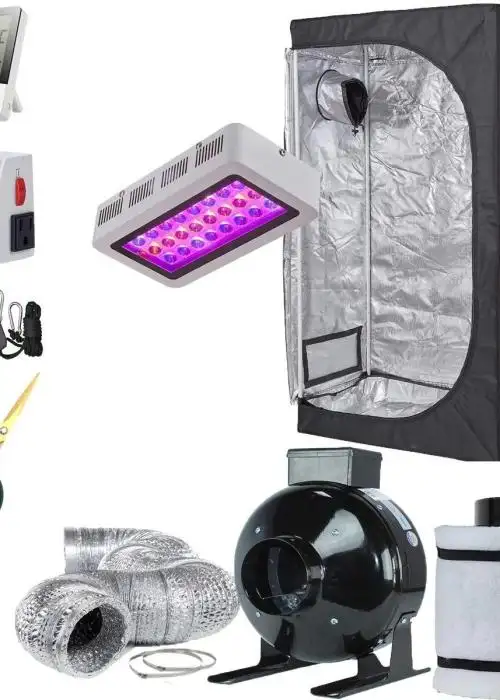Grow Tent Kit 36"X20"X63" 300W LED