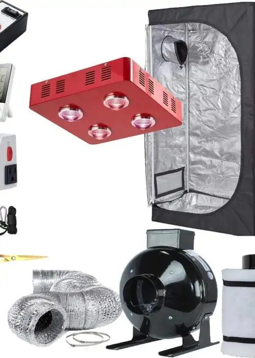 Grow Tent Kit 36"X20"X63" 800W LED