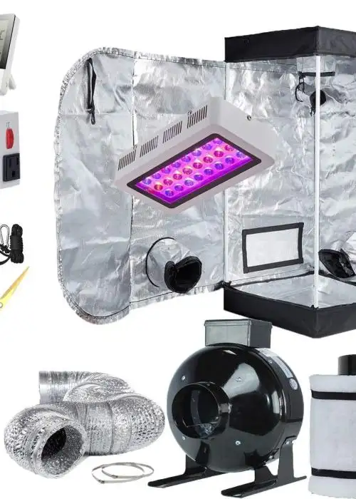Grow Tent Kit 24"X24"X48" 300W LED