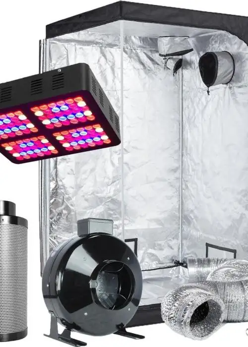 Grow Tent Kit 48"X48"X80" 600W LED 