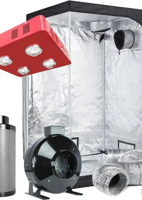 Grow Tent Kit 48"X48"X80" 800W LED 