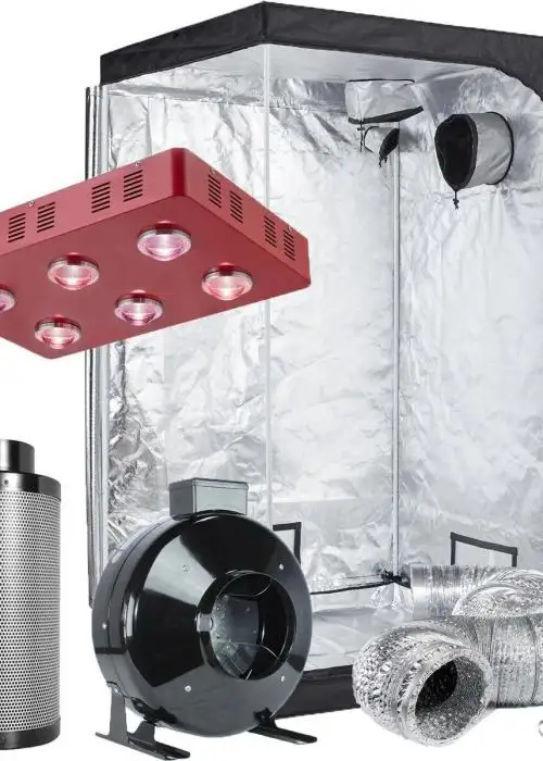 Grow Tent Kit 48"X48"X80" 1200W LED 
