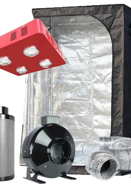 Grow Tent Kit 48"X24"X72" 800W LED 