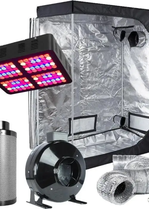 Grow Tent Kit 48"X24"X60" 600W LED 