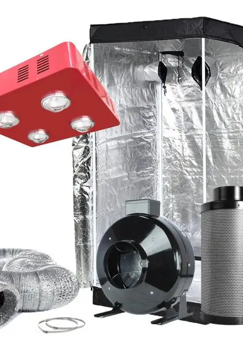 Grow Tent Kit 36"X36"X72" 800W LED 