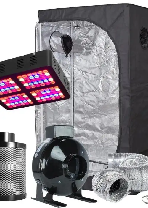 Grow Tent Kit 36"X20"X63" 600W LED 