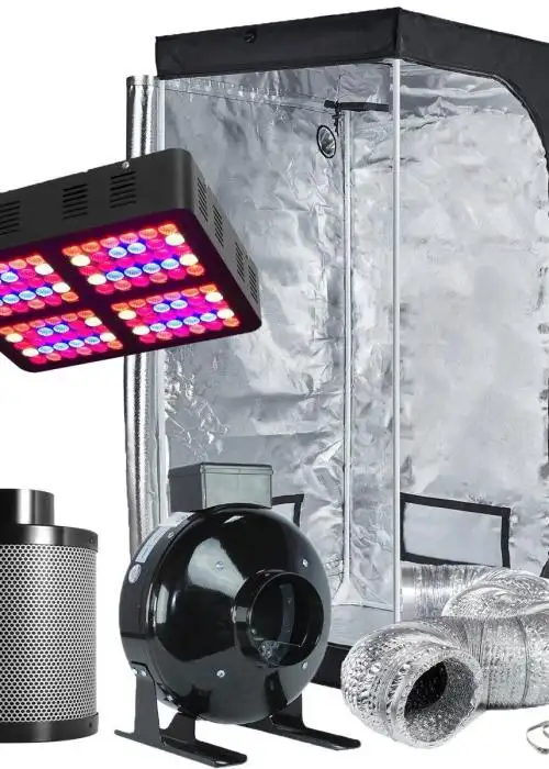 Grow Tent Kit 32"X32"X63" 600W LED