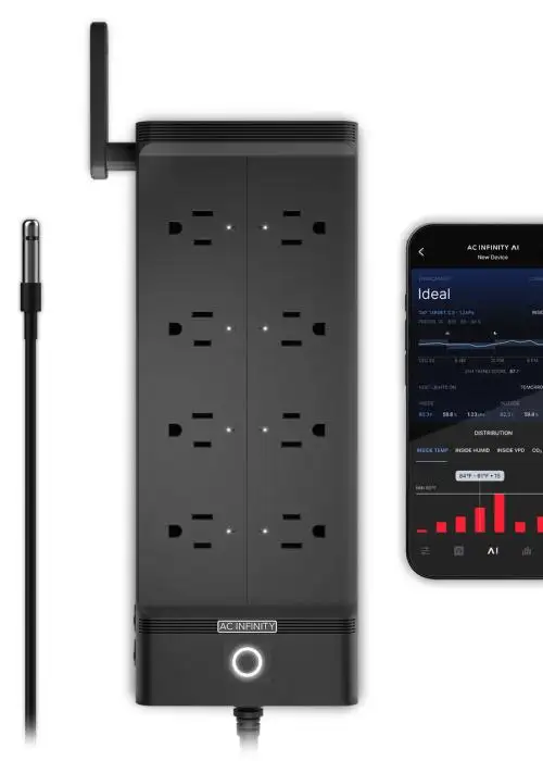 Outlet AI+ Controller, with Temp Humidity VPD Sensor