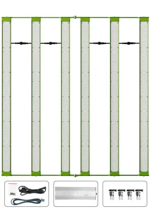 P55 600W Mint White + Green UV/IR LED Grow Light