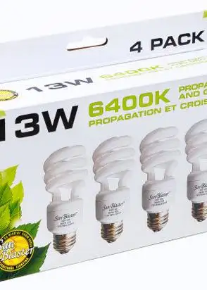 13W CFL 6400K