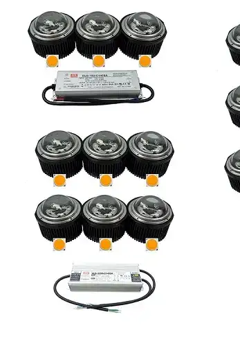 Cree CXB3590 Set's - 50W pro COB with Glass Lense