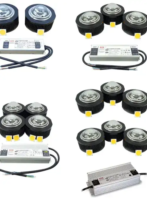 Cree CXB3590 Set – 75W per COB with Glass Lens