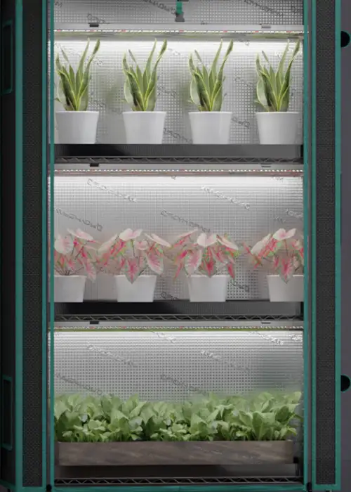 4-Tier Plant Stand with 150W