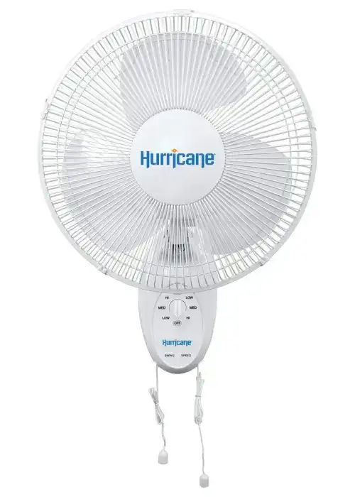 Supreme Oscillating Wall Mount Fan 16"