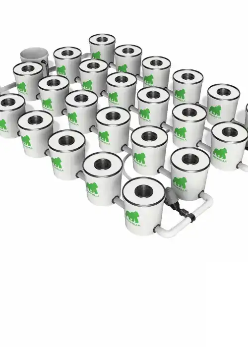 Hydroponics System RDWC Pro 24 Pots 4 Rows