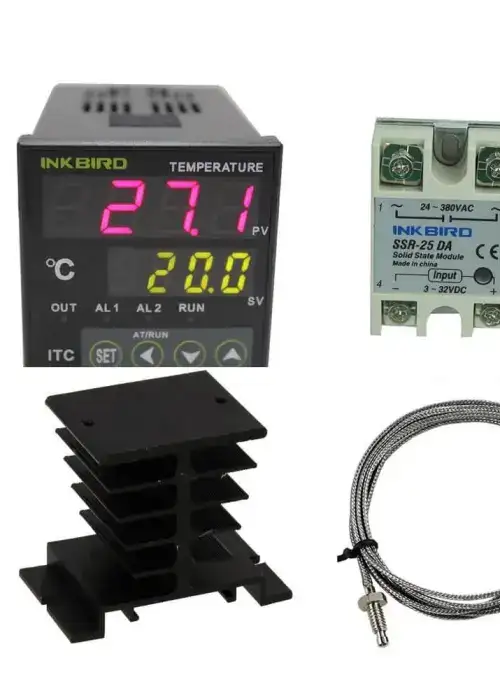 PID Temperature Controller ITC-100VH + K Sensor + SSR